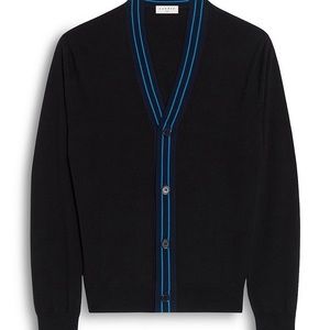 NEW Sandro Men’s Outline Fine Knit Wool Cardigan XS